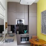 Кухня в современном стиле маленькая кухня цветовое решение вариант исполнения фото